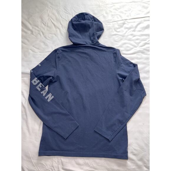 L.L. Bean Pajama Set Men Size S Blue Wicked Soft Knit Long-Sleeve Hoodie & Pants - Picture 7 of 16